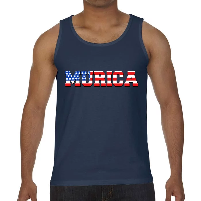 Limited Edition Murica Fourth of July USA Flag Comfort Colors® Tank Top