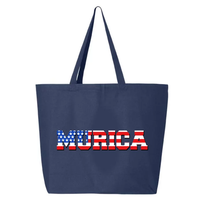 Limited Edition Murica Fourth of July USA Flag 25L Jumbo Tote