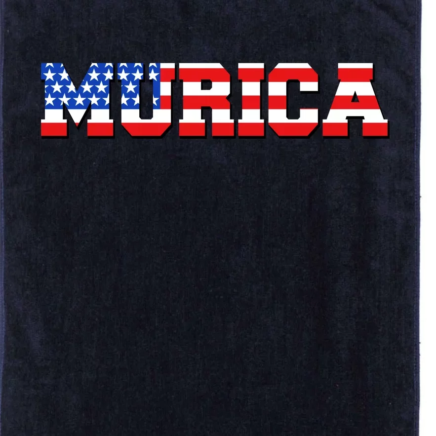 Limited Edition Murica Fourth of July USA Flag Platinum Collection Golf Towel