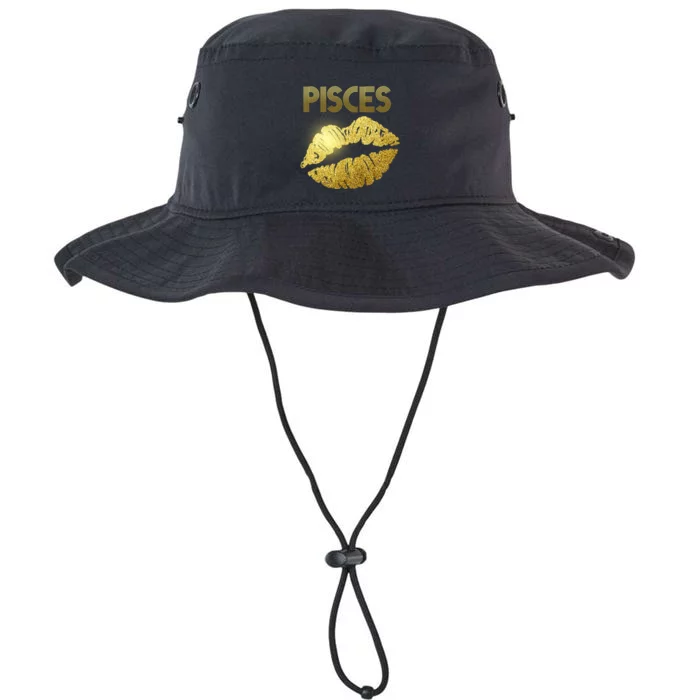 Limited Edition Pisces Zodiac Birthday Golden Lips Legacy Cool Fit Booney Bucket Hat