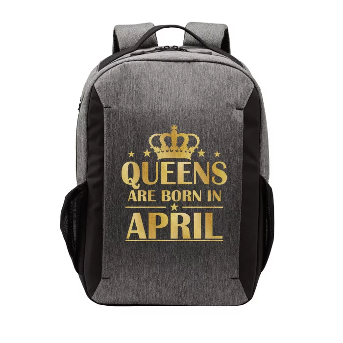 Limited Edition Queens Are Born In April Vector Backpack