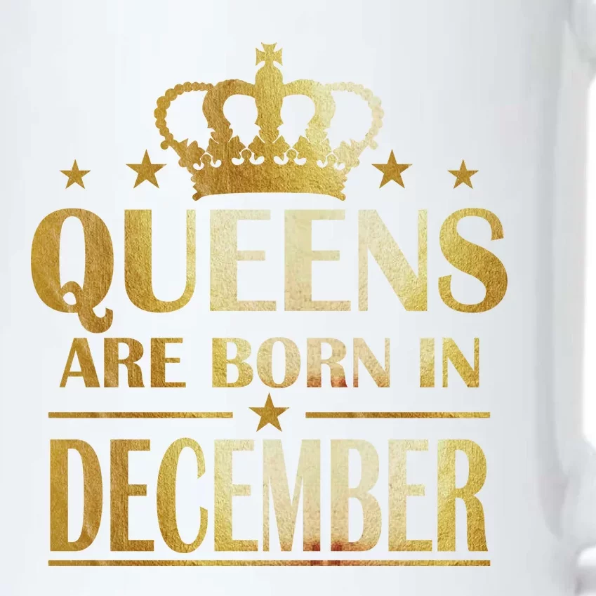 Limited Edition Queens Are Born In December Black Color Changing Mug