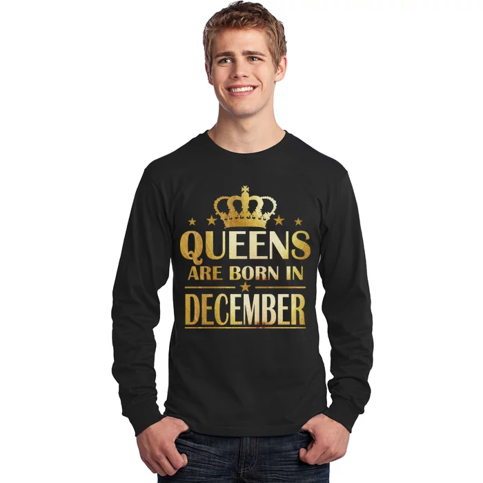 Limited Edition Queens Are Born In December Long Sleeve Shirt