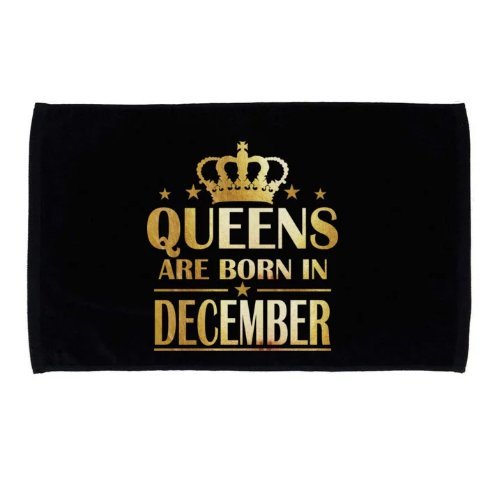 Limited Edition Queens Are Born In December Microfiber Hand Towel