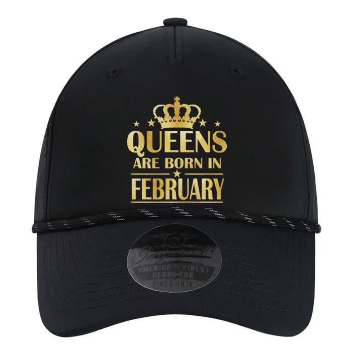 Limited Edition Queens Are Born In February Gold Print Performance The Dyno Cap