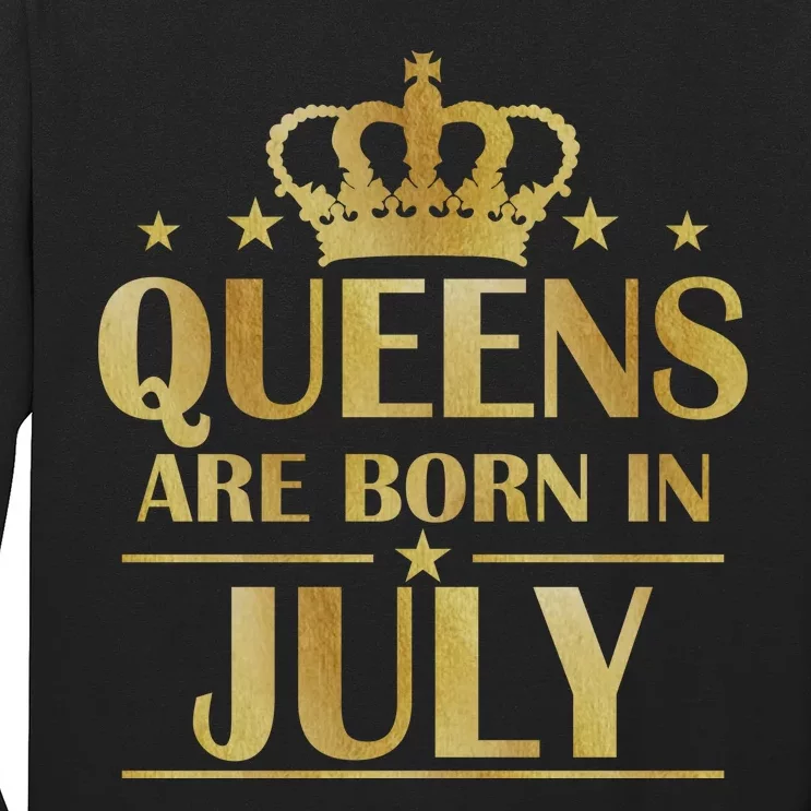 Limited Edition Queens Are Born In July Long Sleeve Shirt