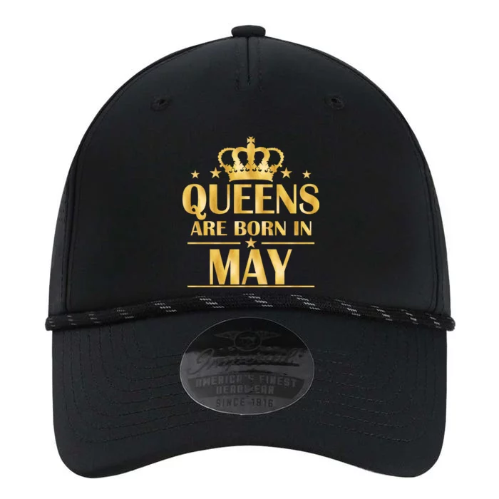 Limited Edition Queens Are Born In May Gold Print Performance The Dyno Cap