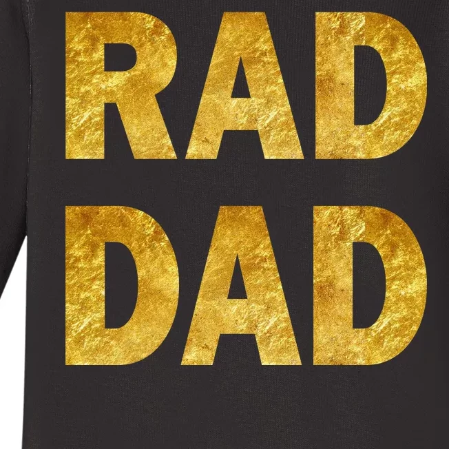 Limited Edition Rad Dad Baby Long Sleeve Bodysuit