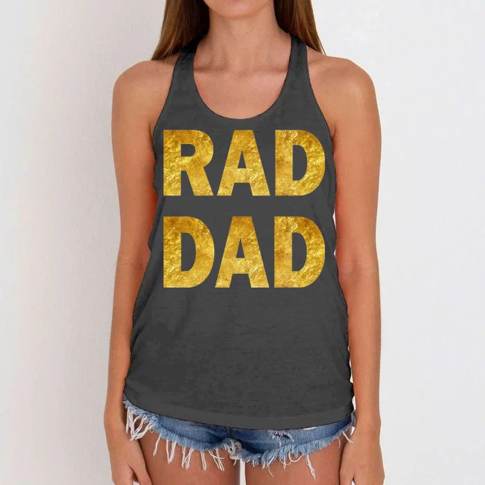 Limited Edition Rad Dad Women's Knotted Racerback Tank