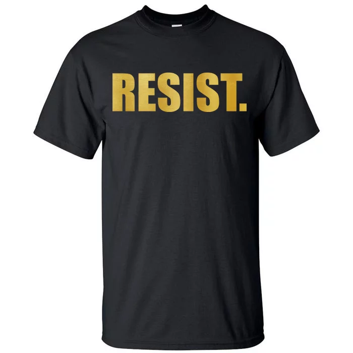 Limited Edition Resist Gold Print Tall T-Shirt