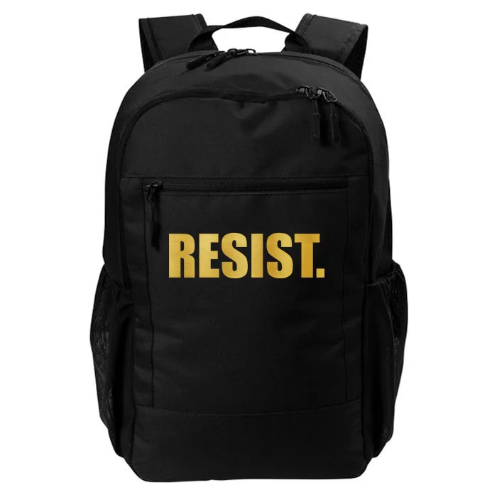 Limited Edition Resist Gold Print Daily Commute Backpack