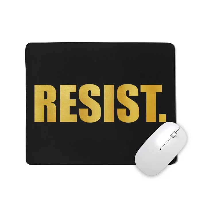 Limited Edition Resist Gold Print Mousepad