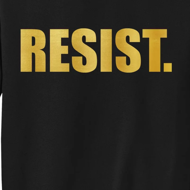 Limited Edition Resist Gold Print Tall Sweatshirt