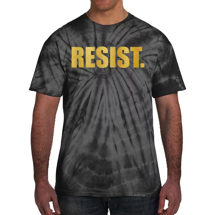 Limited Edition Resist Gold Print Tie-Dye T-Shirt