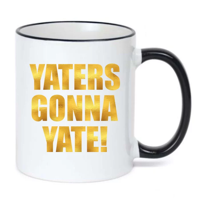 Limited Edition Yaters Gonna Yate! Gold Print Black Color Changing Mug