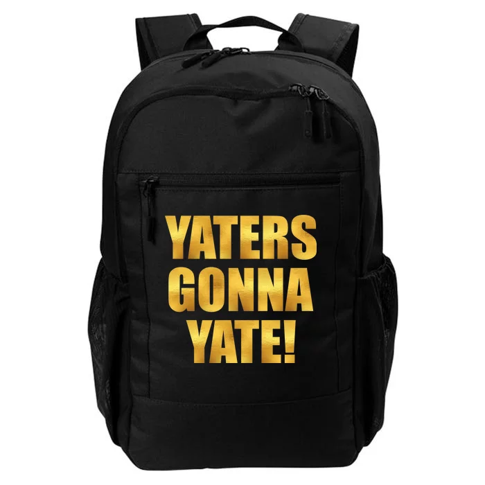 Limited Edition Yaters Gonna Yate! Gold Print Daily Commute Backpack