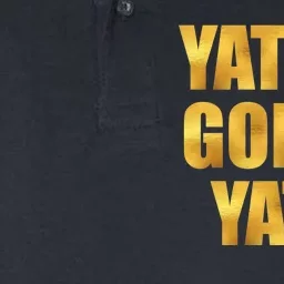 Limited Edition Yaters Gonna Yate! Gold Print Softstyle Adult Sport Polo