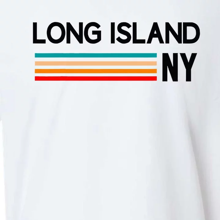 Long Island Ny Souvenir Native Long Islander Map Nyc Sueded Cloud Jersey T-Shirt