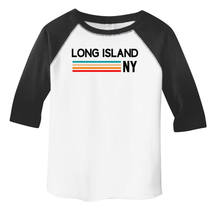 Long Island Ny Souvenir Native Long Islander Map Nyc Toddler Fine Jersey T-Shirt