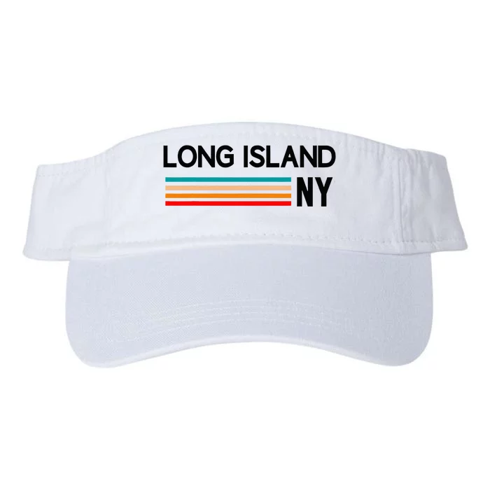 Long Island Ny Souvenir Native Long Islander Map Nyc Valucap Bio-Washed Visor