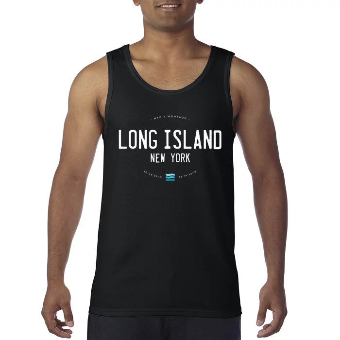 Long Island Ny Beach Waves Gift Tank Top