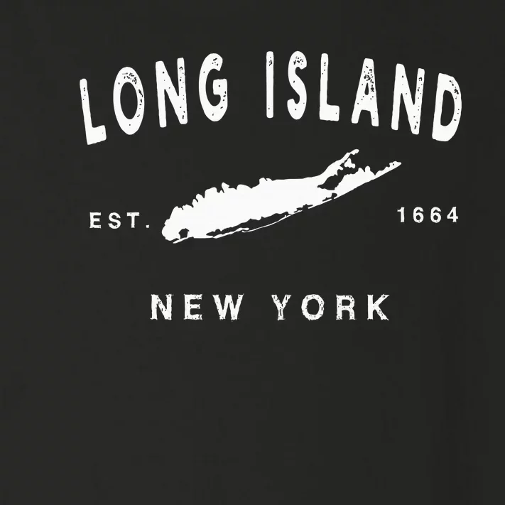 Long Island Ny Souvenir Native Long Islander Map Nyc Toddler Long Sleeve Shirt