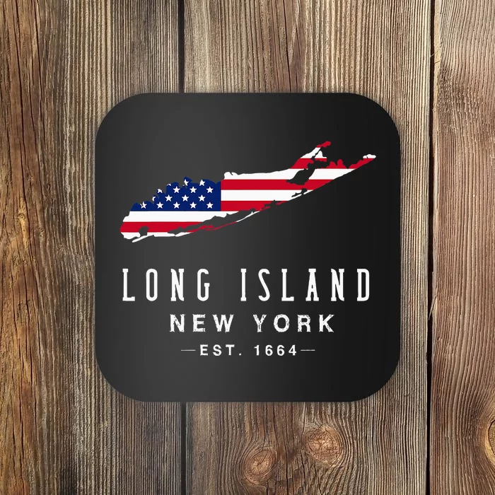 Long Island Ny Souvenir Native Long Islander Map Nyc Coaster