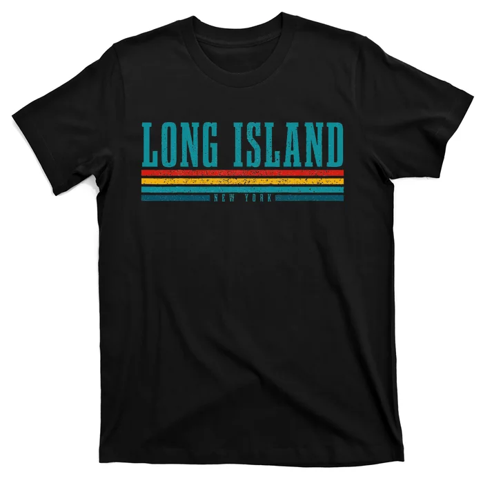 Long Island Ny New York Pride Vintage Long Island T-Shirt