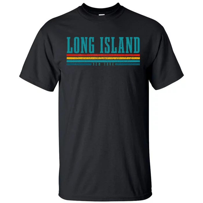 Long Island Ny New York Pride Vintage Long Island Tall T-Shirt