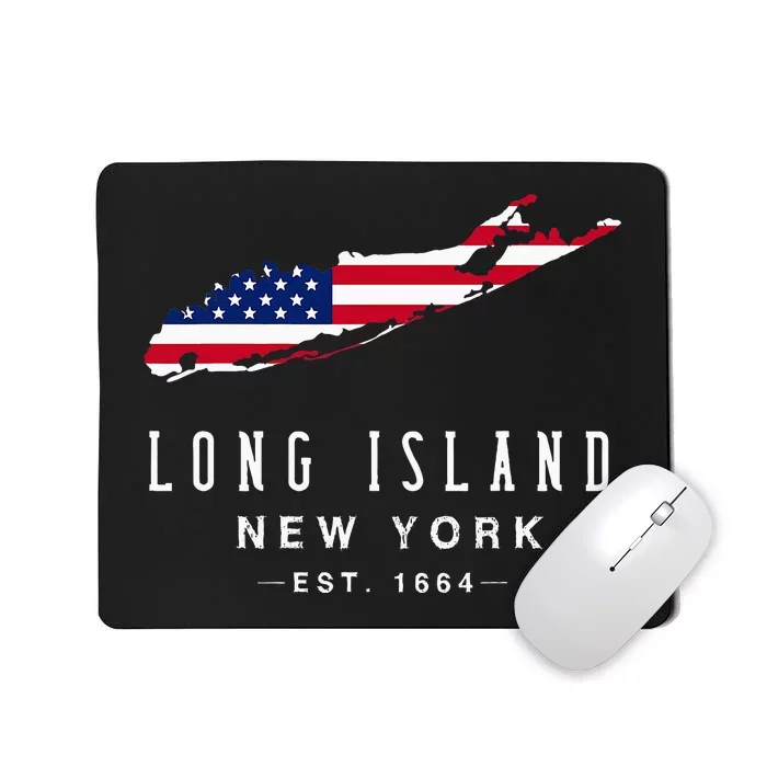 Long Island Ny Souvenir Native Long Islander Map Mousepad