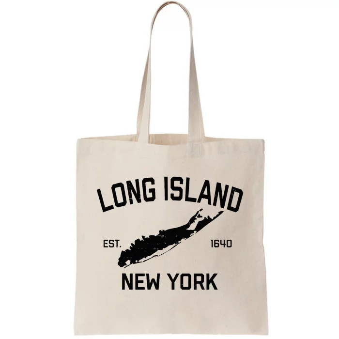 Long Island Ny Souvenir Native Long Islander Map Nyc Tote Bag