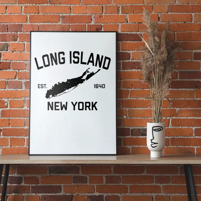 Long Island Ny Souvenir Native Long Islander Map Nyc Poster