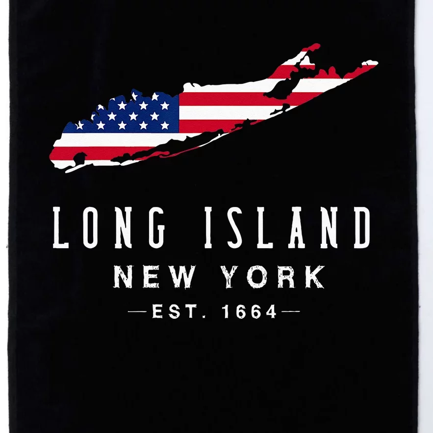 Long Island NY Souvenir Tee Native Long Islander Map NYC Platinum Collection Golf Towel