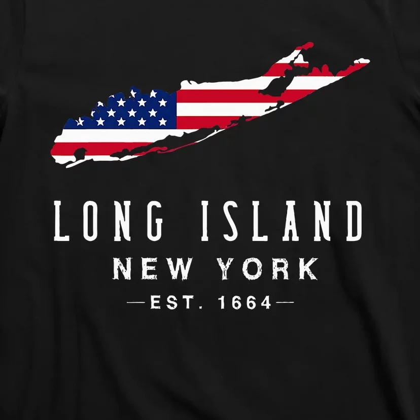 Long Island Ny Souvenir Native Long Islander Map Nyc T-Shirt