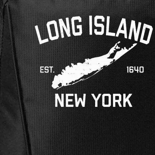 Long Island Ny Souvenir Native Long Islander Map Nyc City Backpack