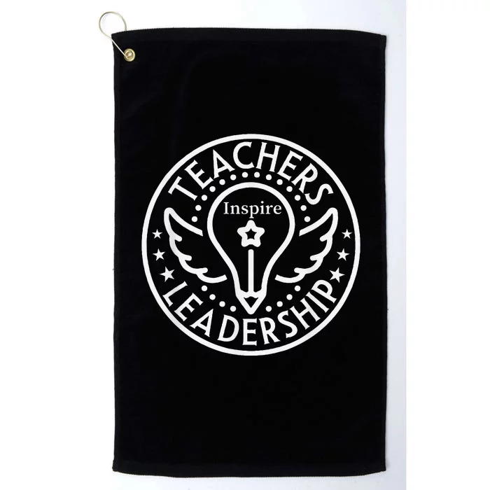 Leadership Is Not About Being The Best Platinum Collection Golf Towel