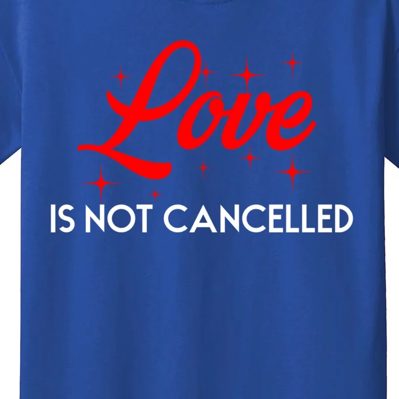 Love Is Not Cancelled Gift Kids T-Shirt