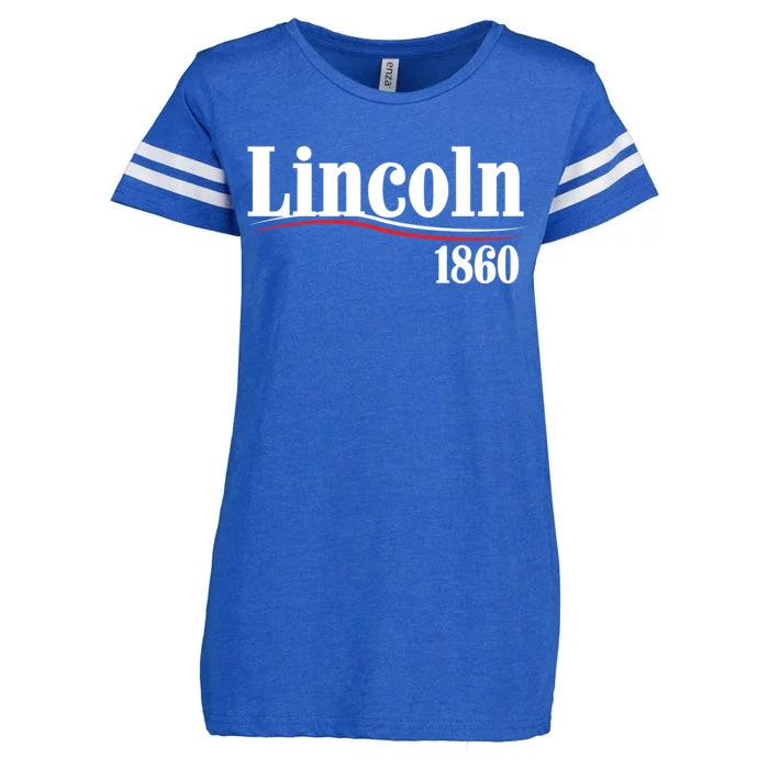 Lincoln 1860 For President Enza Ladies Jersey Football T-Shirt