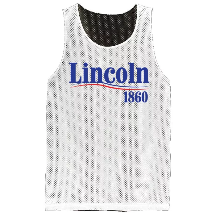 Lincoln 1860 For President Mesh Reversible Basketball Jersey Tank