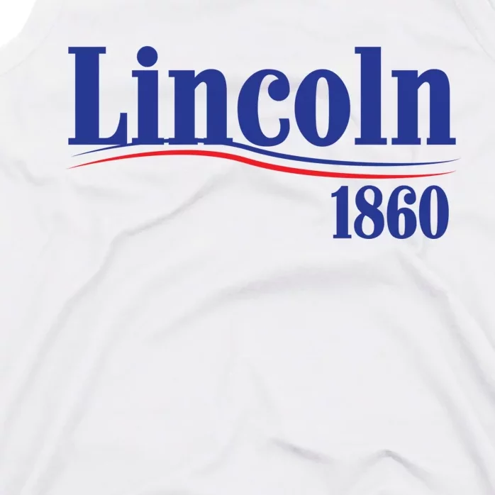 Lincoln 1860 For President Tank Top