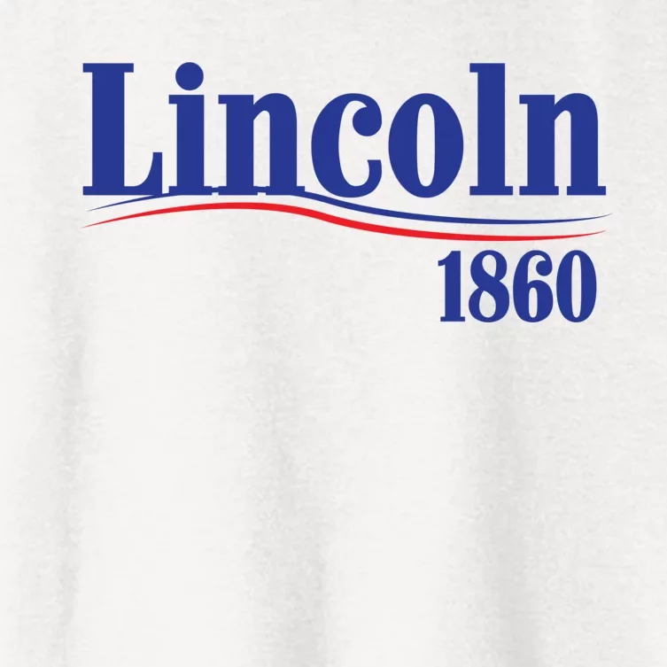 Lincoln 1860 For President Women's Crop Top Tee