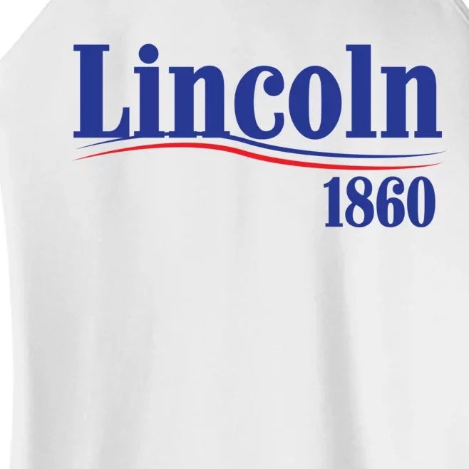 Lincoln 1860 For President Women’s Perfect Tri Rocker Tank