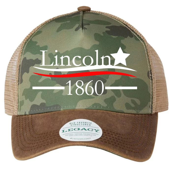 Lincoln 1860 President Logo Legacy Tie Dye Trucker Hat