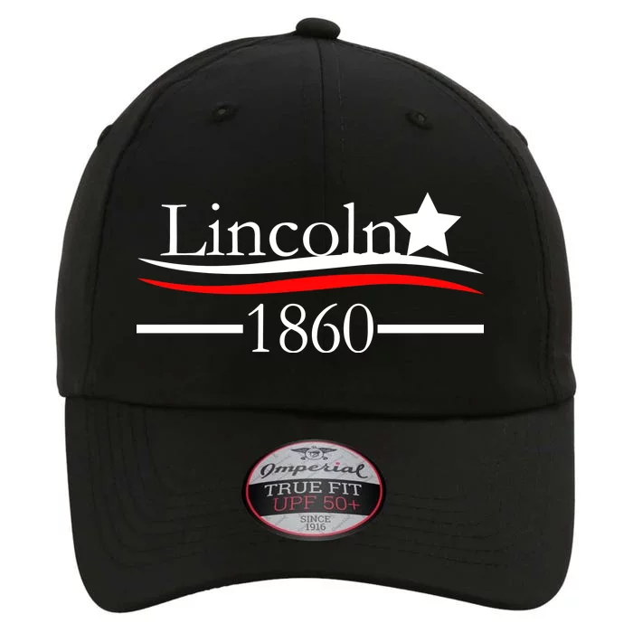 Lincoln 1860 President Logo The Original Performance Cap