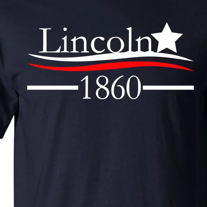 Lincoln 1860 President Logo Tall T-Shirt