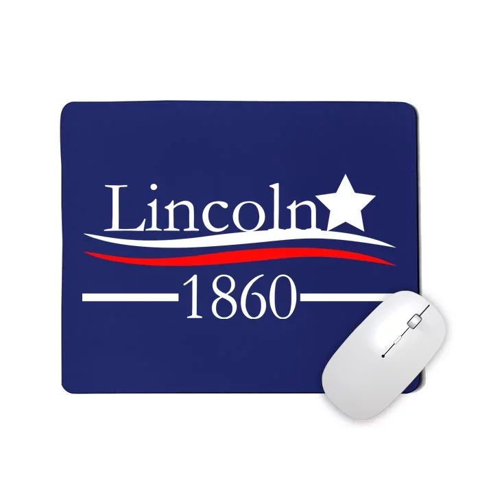 Lincoln 1860 President Logo Mousepad