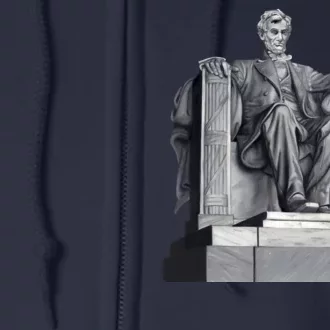 Lincoln Memorial Statue Full Zip Hoodie