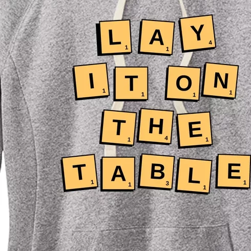 Lay It On The Table Motivational Quote Women's Fleece Hoodie