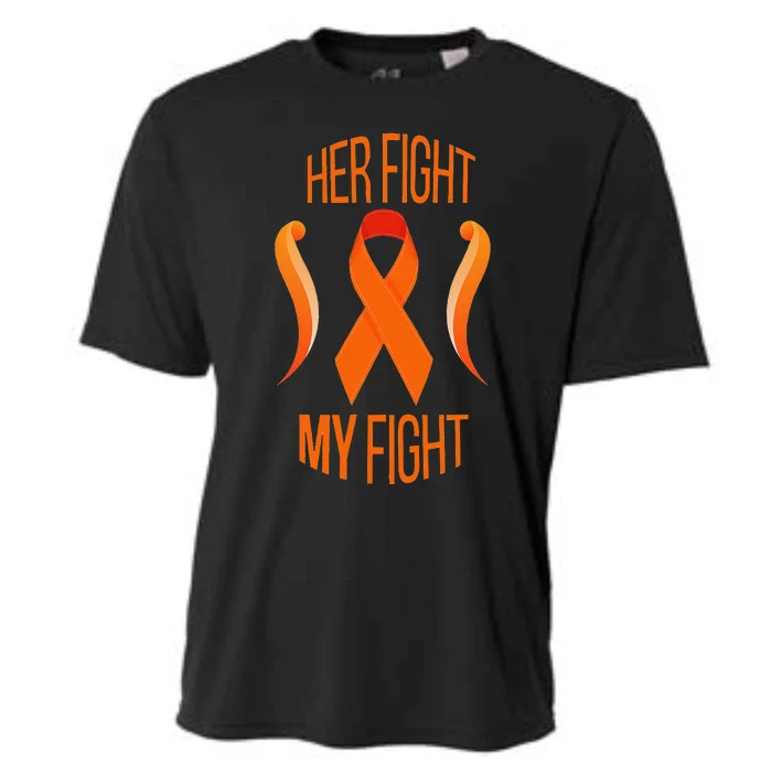 Leukemia I Orange Ribbon Gift Cooling Performance Crew T-Shirt