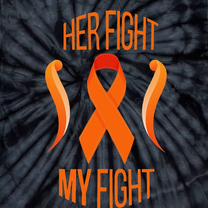 Leukemia I Orange Ribbon Gift Tie-Dye T-Shirt